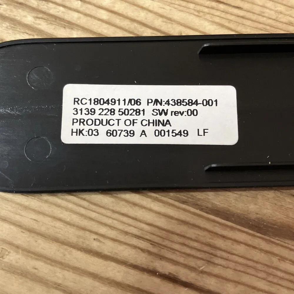 Original Genuine HP TV Remote RC1804911/06 P/N 438584-001 8.5” Long